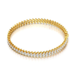 6.80 CT Marquise Cut Diamond Bezel Tennis Bracelet Jama Jewels