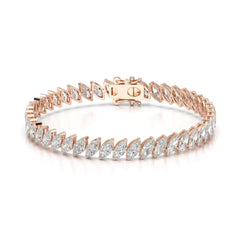 12.60 CT Marquise Cut Diamond Bezel Tennis Bracelet Jama Jewels