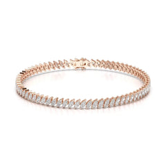 3.50 CT Marquise Cut Diamond Bezel Tennis Bracelet Jama Jewels