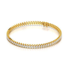 3.50 CT Marquise Cut Diamond Bezel Tennis Bracelet Jama Jewels