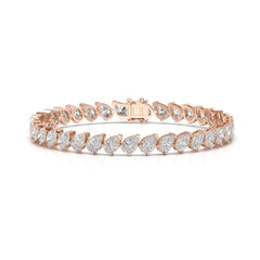 11.55 CT Pear Cut Diamond Bezel Tennis Bracelet Jama Jewels