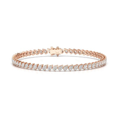 4.40 CT Pear Cut Diamond Bezel Tennis Bracelet Jama Jewels