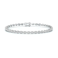 5.10 CT Pear Cut Diamond Tennis Bracelet Jama Jewels