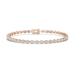 5.10 CT Pear Cut Diamond Tennis Bracelet Jama Jewels