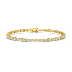 5.10 CT Pear Cut Diamond Tennis Bracelet Jama Jewels