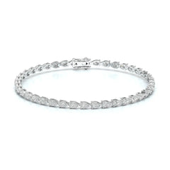 5.10 CT Pear Cut Diamond Tennis Bracelet Jama Jewels