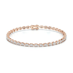 5.10 CT Pear Cut Diamond Tennis Bracelet Jama Jewels