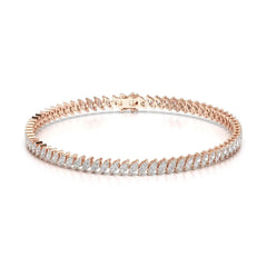 5 CT Marquise Cut Diamond Bezel Tennis Bracelet Jama Jewels