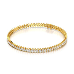 5 CT Marquise Cut Diamond Bezel Tennis Bracelet Jama Jewels