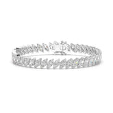 9.60 CT Marquise Cut Diamond Bezel Tennis Bracelet Jama Jewels