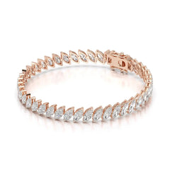 9.60 CT Marquise Cut Diamond Bezel Tennis Bracelet Jama Jewels