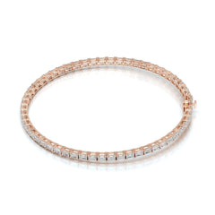 5.10 CT Emerald Cut Diamond Tennis Bracelet Jama Jewels