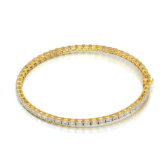 5.10 CT Emerald Cut Diamond Tennis Bracelet Jama Jewels