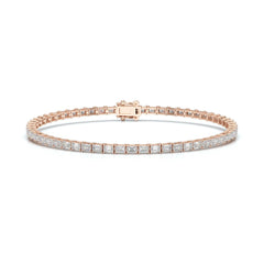 5.10 CT Emerald Cut Diamond Tennis Bracelet Jama Jewels