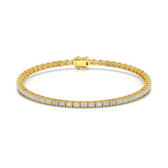 5.10 CT Emerald Cut Diamond Tennis Bracelet Jama Jewels