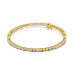 5.10 CT Emerald Cut Diamond Tennis Bracelet Jama Jewels