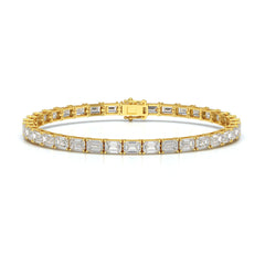 10.25 CT Emerald Cut Diamond Tennis Bracelet Jama Jewels