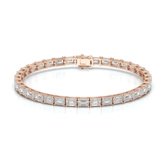 10.25 CT Emerald Cut Diamond Tennis Bracelet Jama Jewels