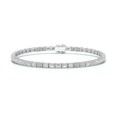 6.75 CT Emerald Cut Diamond Tennis Bracelet Jama Jewels