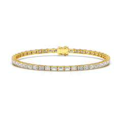 6.75 CT Emerald Cut Diamond Tennis Bracelet Jama Jewels