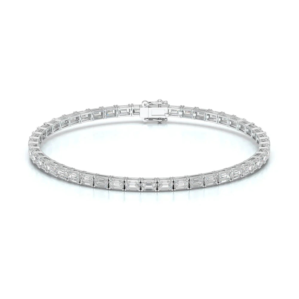 6.75 CT Emerald Cut Diamond Tennis Bracelet Jama Jewels