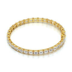 12.25 CT Emerald Cut Diamond Tennis Bracelet Jama Jewels