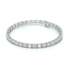 12.25 CT Emerald Cut Diamond Tennis Bracelet Jama Jewels