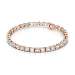 12.25 CT Emerald Cut Diamond Tennis Bracelet Jama Jewels