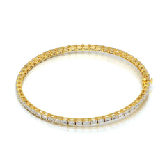 3.85 CT Emerald Cut Diamond Tennis Bracelet Jama Jewels