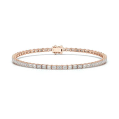 3.85 CT Emerald Cut Diamond Tennis Bracelet Jama Jewels