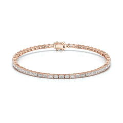 3.85 CT Emerald Cut Diamond Tennis Bracelet Jama Jewels