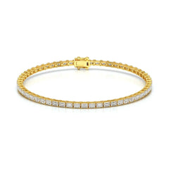 3.85 CT Emerald Cut Diamond Tennis Bracelet Jama Jewels