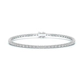 5.16 CT Oval Cut Diamond Tennis Bracelet