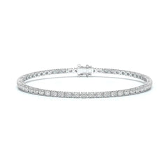 5.16 CT Oval Cut Diamond Tennis Bracelet