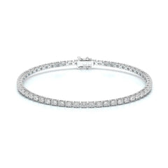 5.16 CT Oval Cut Diamond Tennis Bracelet White Gold
