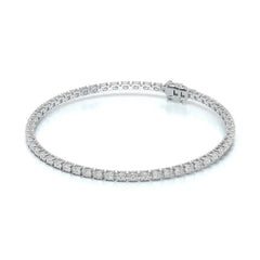 5.16 CT Oval Cut Diamond Tennis Bracelet White Gold