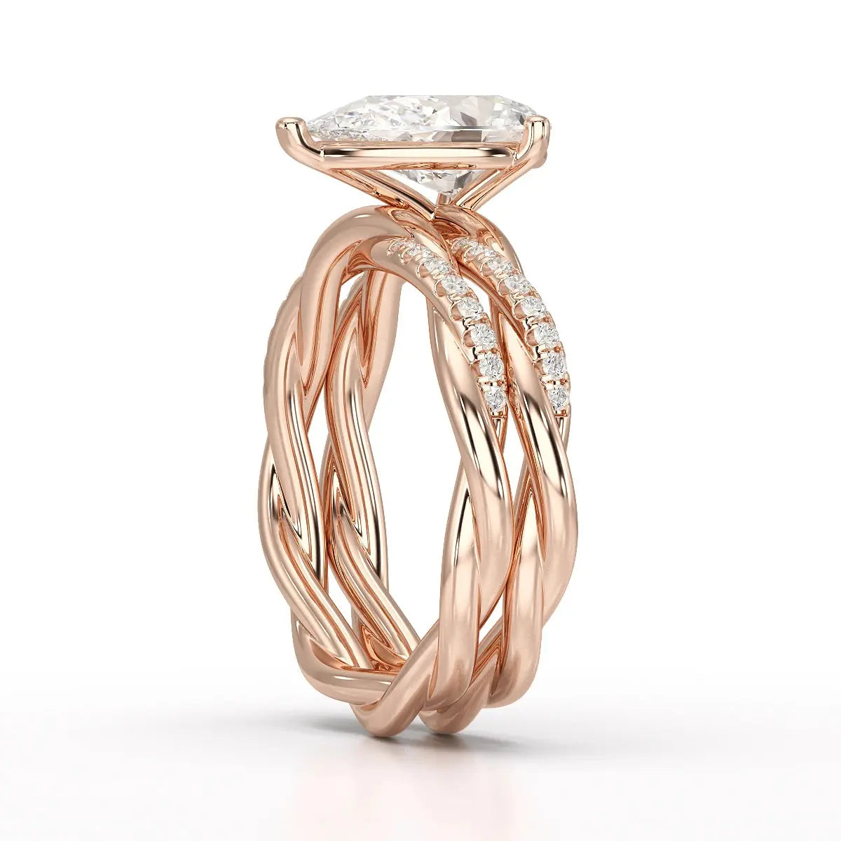2.2 CT Pear Shape Lab Diamond Ring Jama Jewels