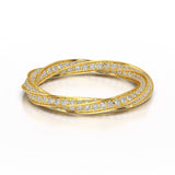 Twisted Lab Diamond 1.16 Carat Ring