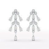 0.46 CT Lab Diamond Dangle Earring - Jama Jewels
