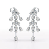 0.46 CT Lab Diamond Dangle Earring - Jama Jewels