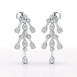 0.46 CT Lab Diamond Dangle Earring - Jama Jewels