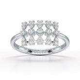 0.27 CT Round Shape Lab Grown Diamond Wedding Ring - Jama Jewels
