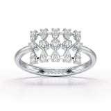 0.27 CT Round Shape Lab Grown Diamond Wedding Ring - Jama Jewels