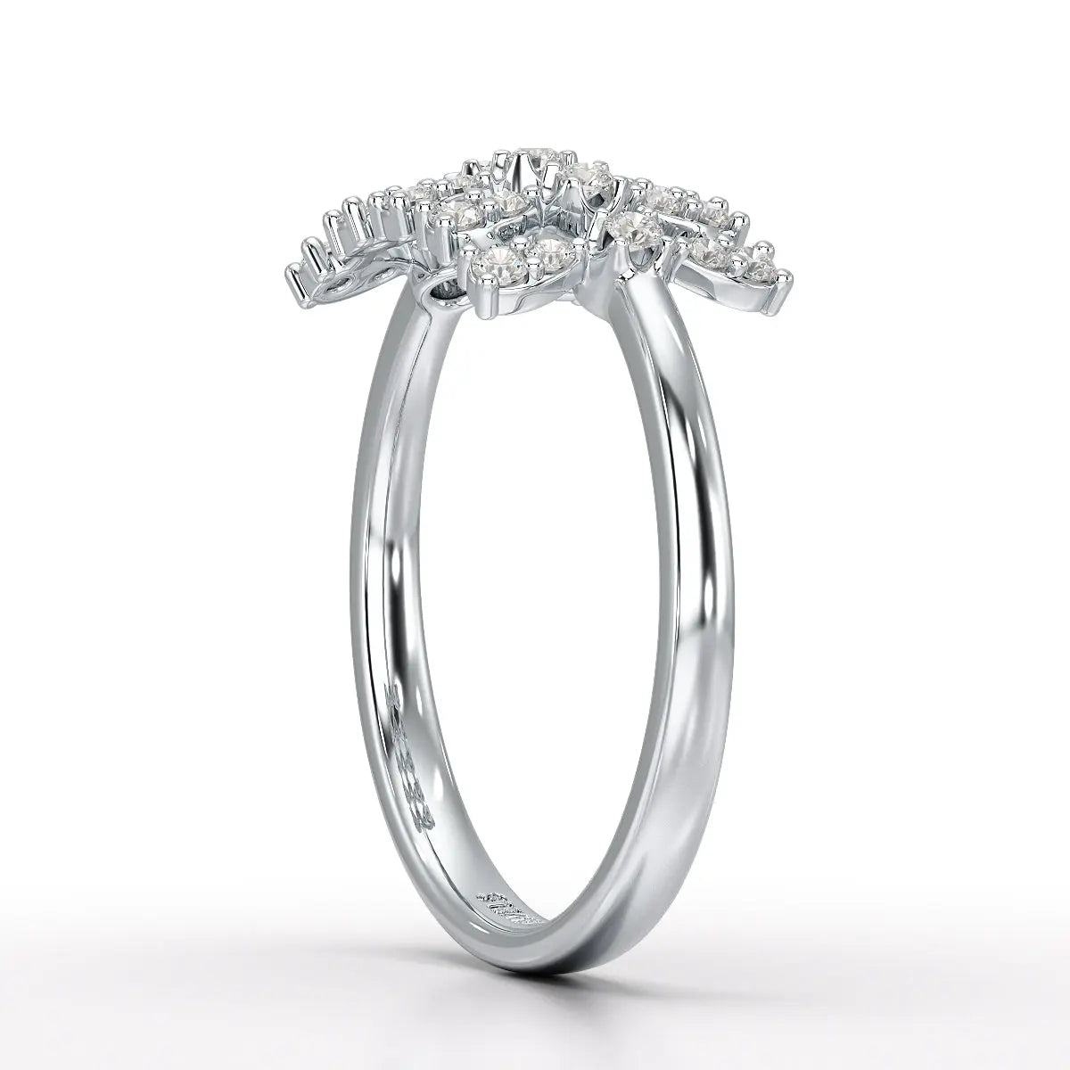 0.27 CT Round Shape Lab Grown Diamond Wedding Ring - Jama Jewels