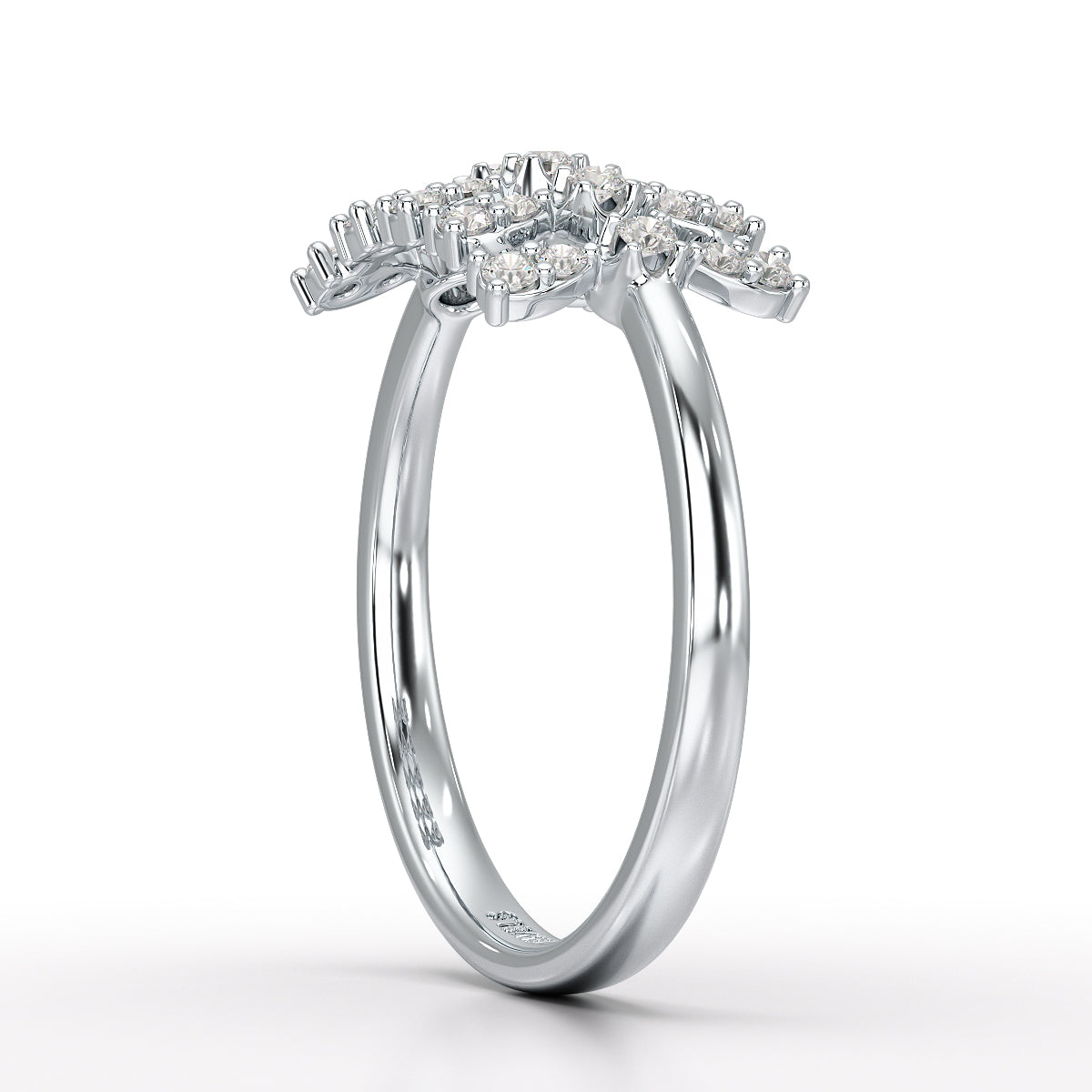 0.27 CT Round Shape Lab Grown Diamond Wedding Ring - Jama Jewels