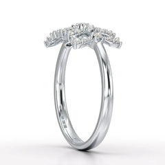 0.27 CT Round Shape Lab Grown Diamond Wedding Ring - Jama Jewels