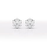 1.68 CT Round Lab Diamond Stud Earrings - Jama Jewels