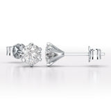 1.68 CT Round Lab Diamond Stud Earrings - Jama Jewels