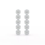 1.92 CT Diamond Designed Wedding Earrings - Jama Jewels