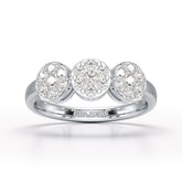 0.57 CT Lab Grown Round Shape Simple Wedding Ring - Jama Jewels